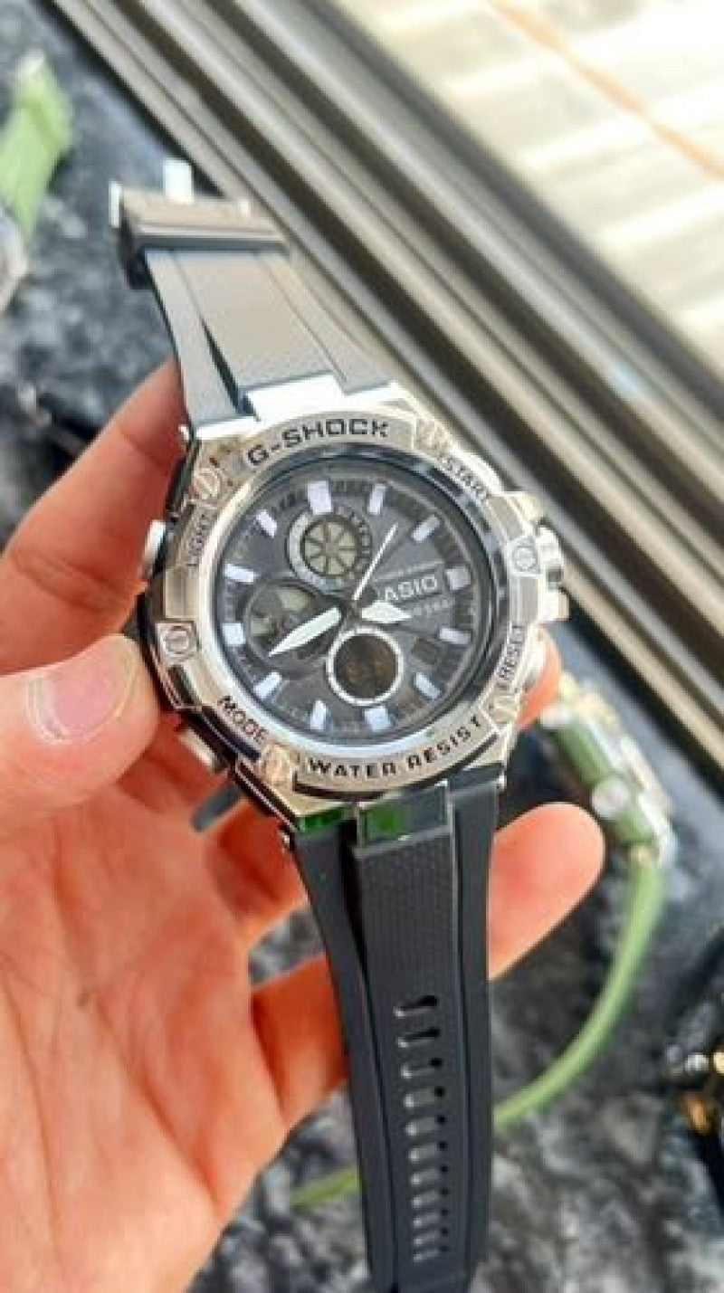 G shock B100 - black silver