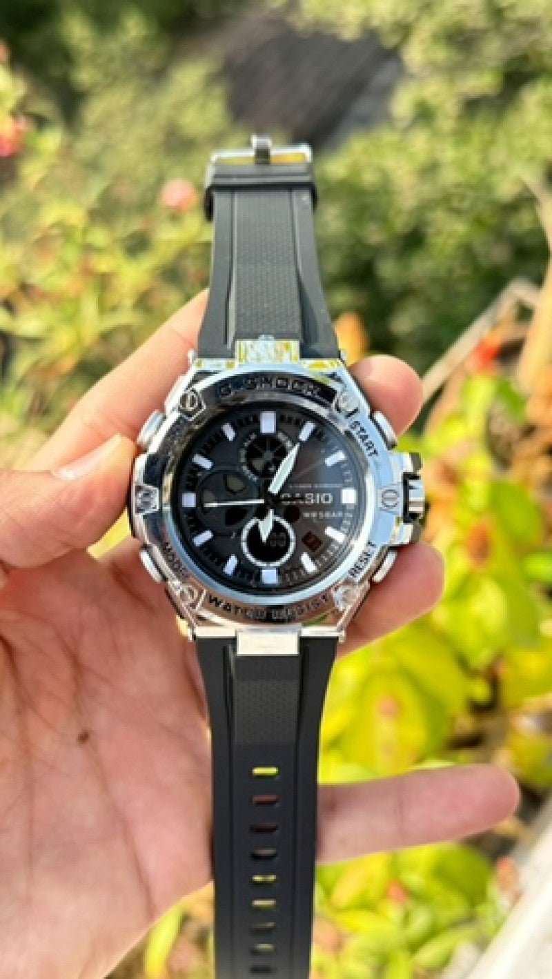 G shock B100 - black silver
