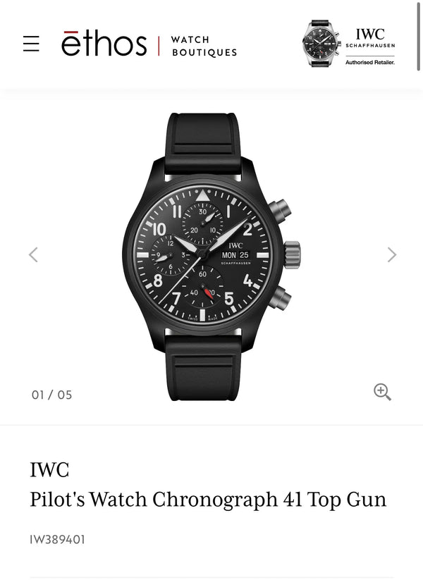 IWC Pilot's Watch Chronograph 41 Top Gun
