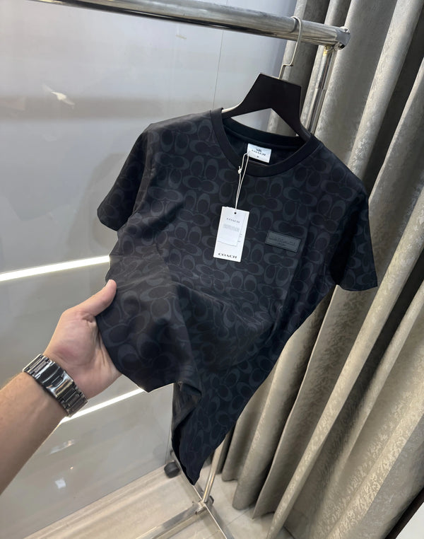 Coach Black Monogram Premium T-Shirt