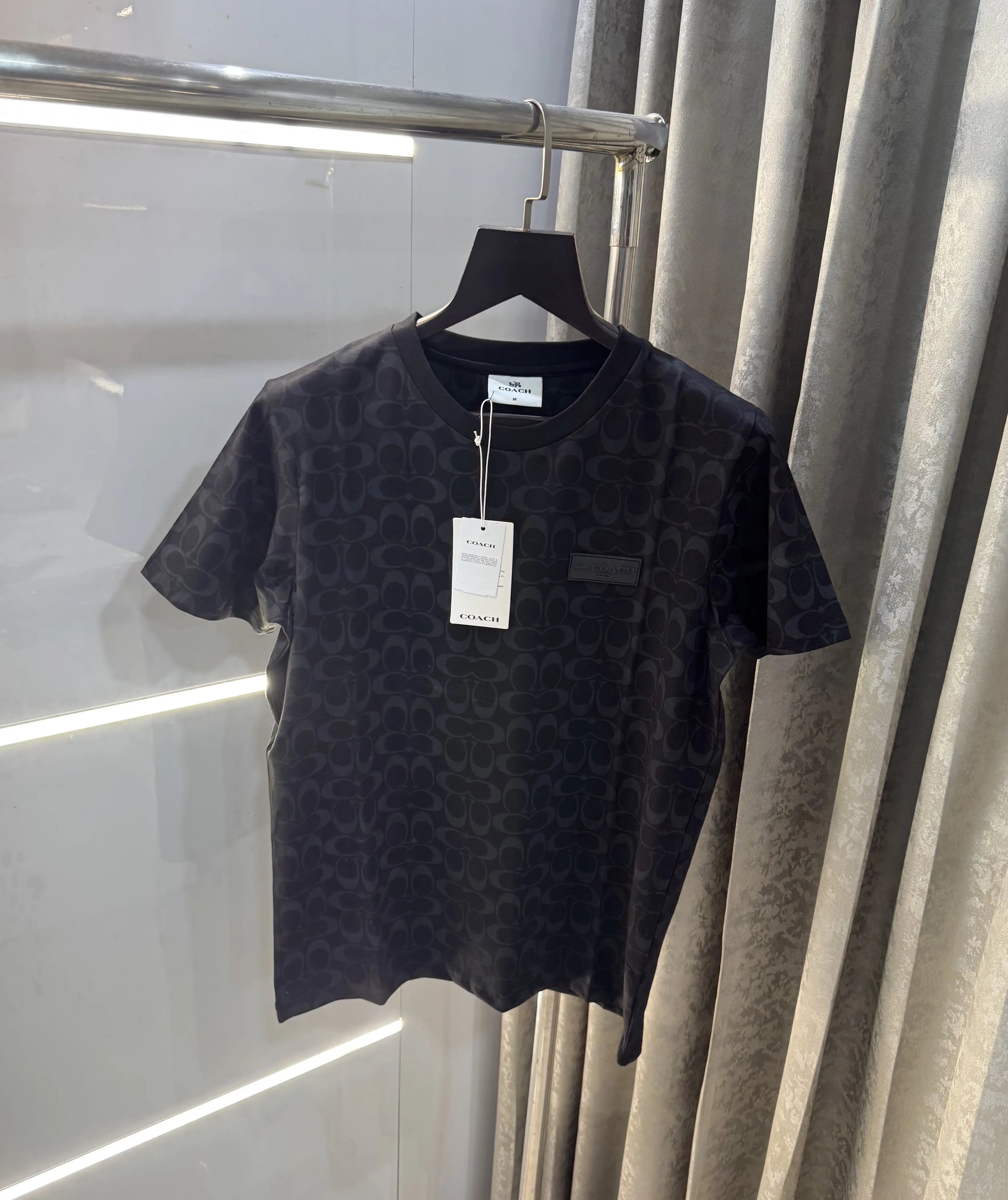 Coach Black Monogram Premium T-Shirt