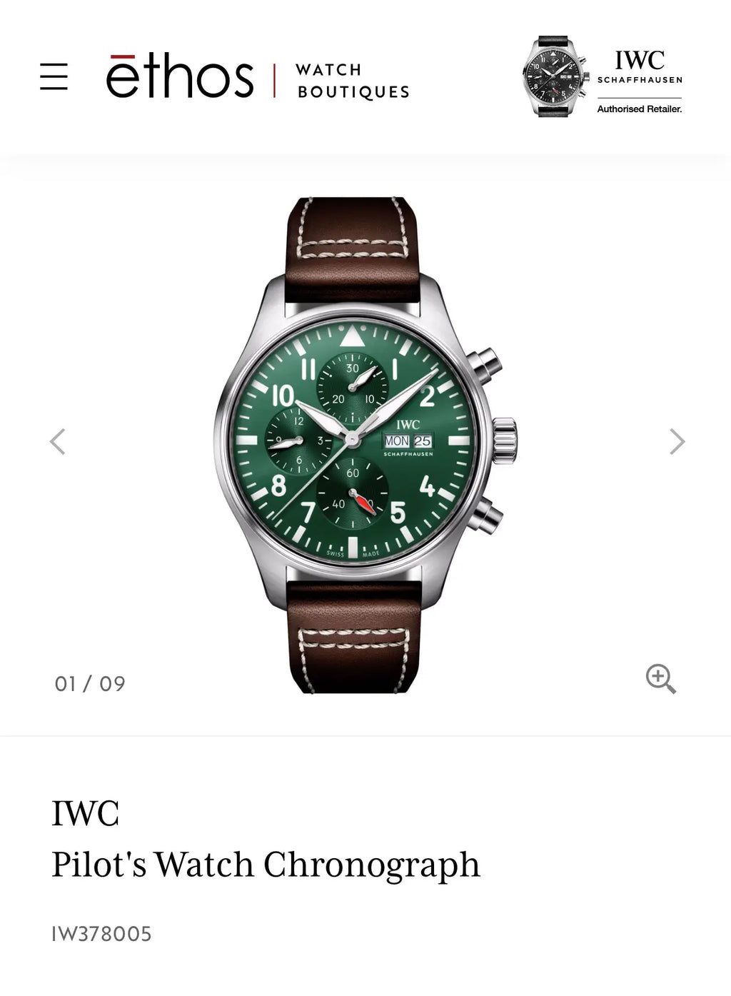 IWC Pilot's Watch Chronograph 41