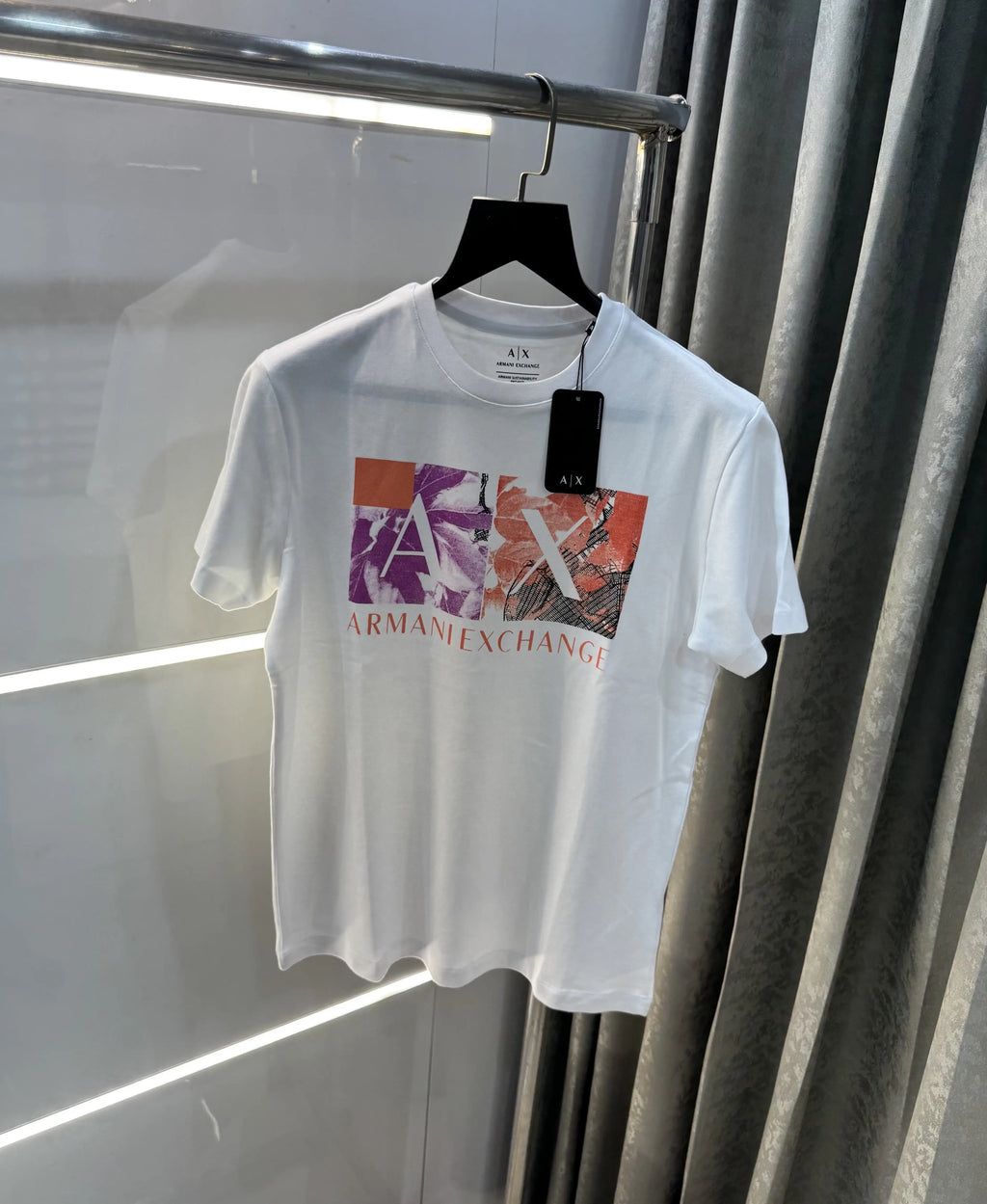 Arman i Exchange White Logo Print Imported T-Shirt