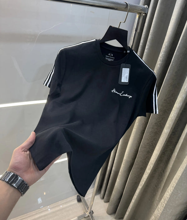 Arman i Exchange Black Logo Print Imported T-Shirt