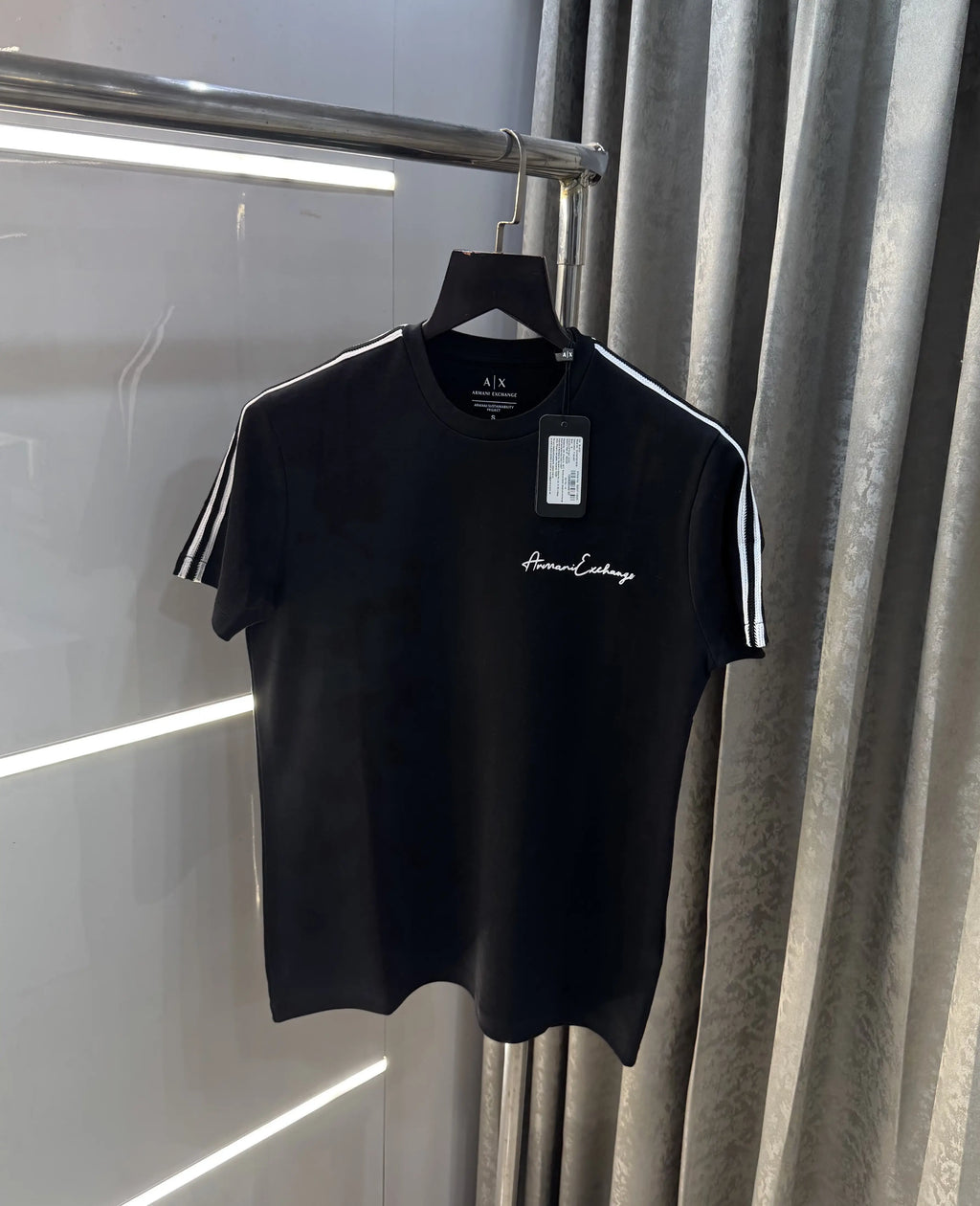 Arman i Exchange Black Logo Print Imported T-Shirt