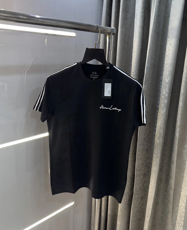 Arman i Exchange Black Logo Print Imported T-Shirt