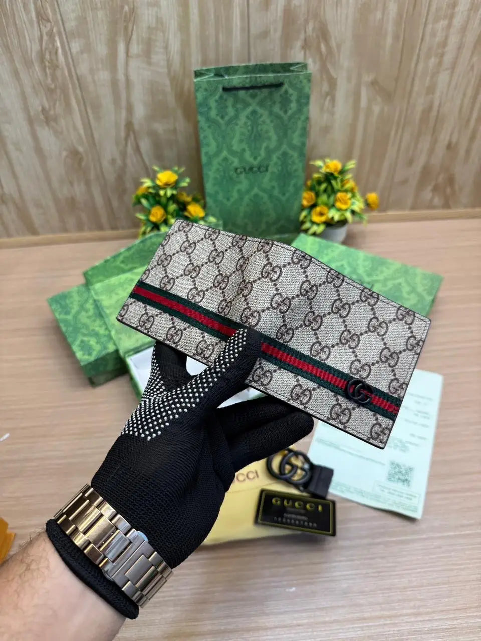 GUCCI_2_Buckle_Belt_&_wallet_Combo_C447
