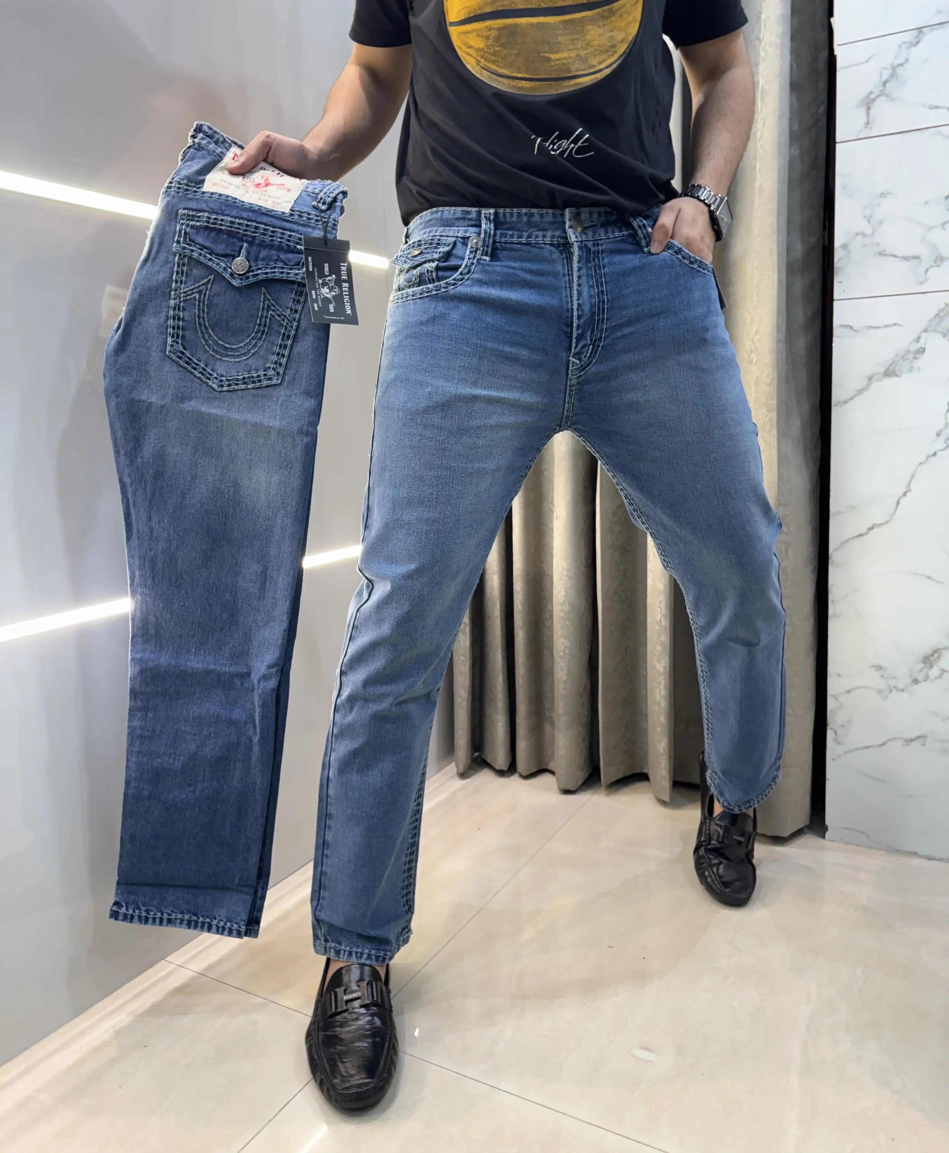 True Religion Sky Blue Premium Boot Cut Denim Main image