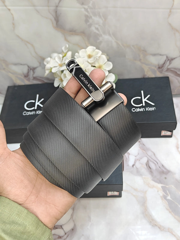 CK CALVIN KLEIN PREMIUM REVERSIBLE BELT WITH OG BOX CK-111