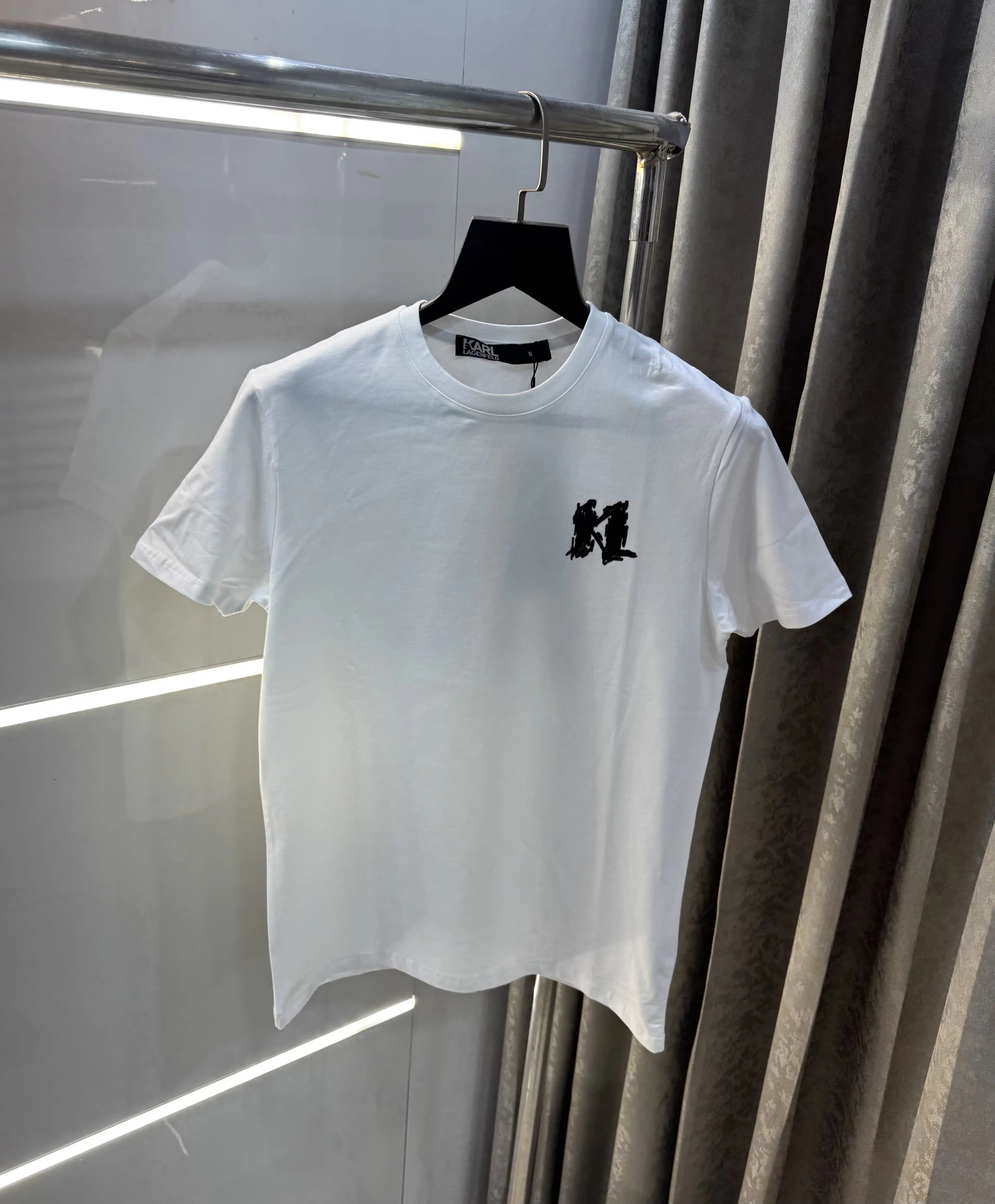 Karl Lagerfeld White Logo Work Premium T-Shirt Main image