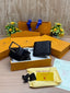 LOUIS_VUITTON_2 Buckle Belt & wallet Combo C448