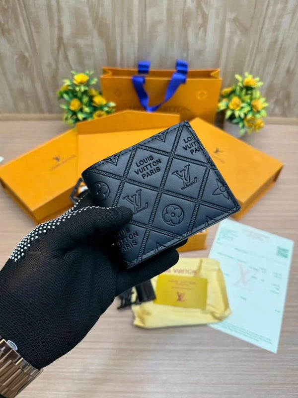 LOUIS_VUITTON_2 Buckle Belt & wallet Combo C448