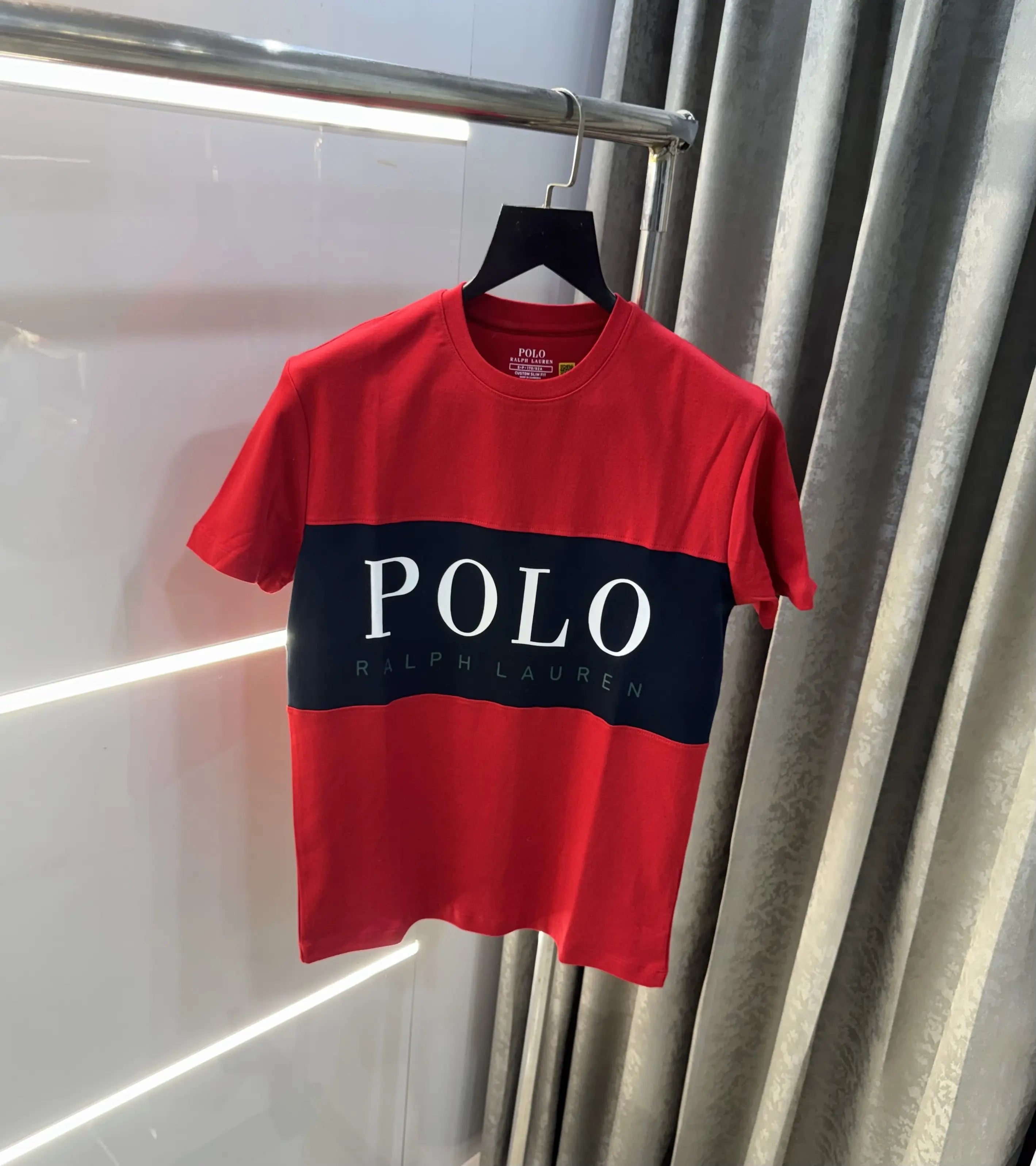 Ralph Lauren Red Logo Work Imported T-Shirt