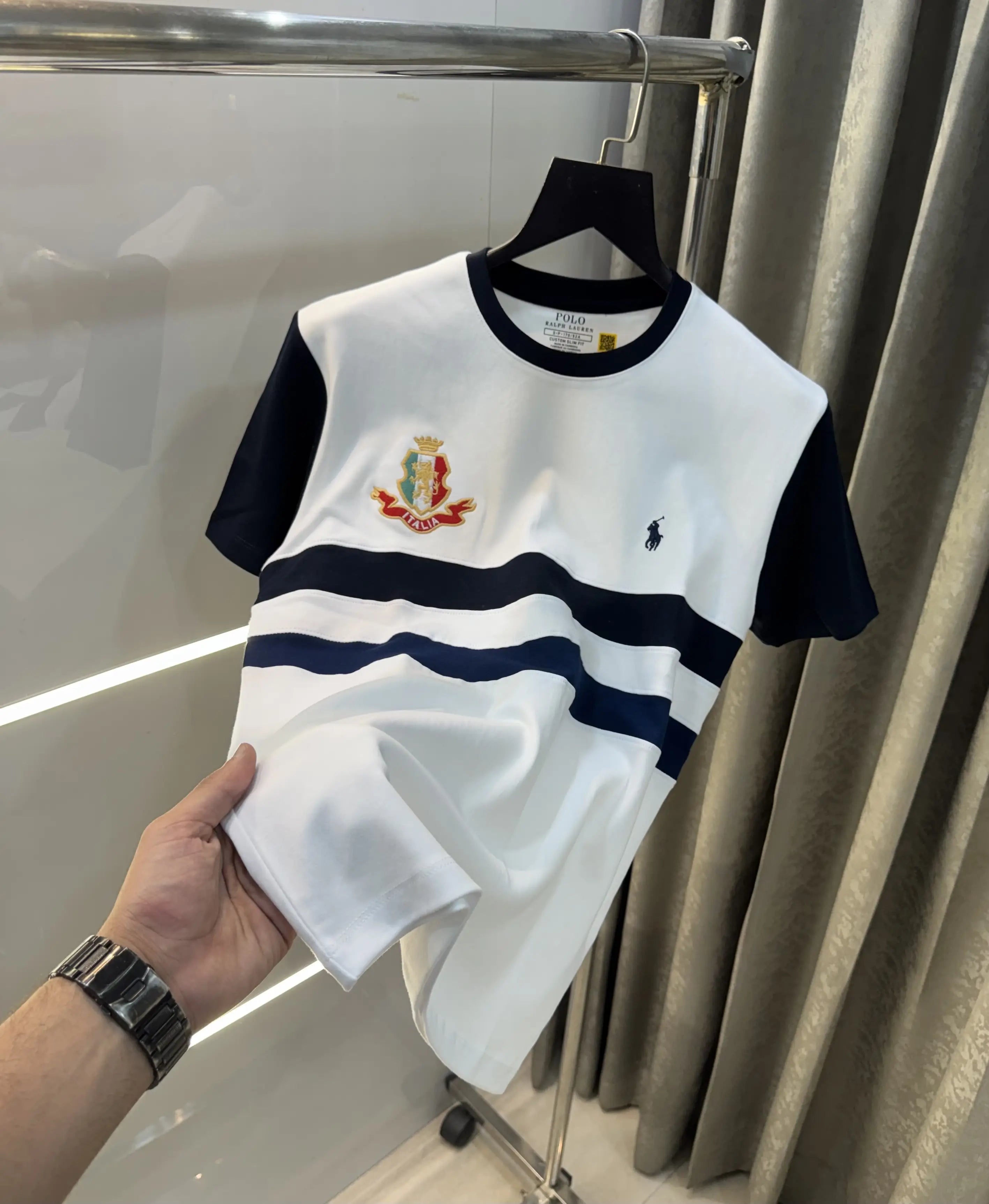 Ralph Lauren White Logo Work Imported T-Shirt Secondary image