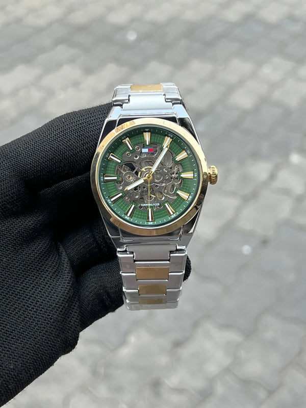 Tomm_y Hilfiger Automatic Two Tone Green