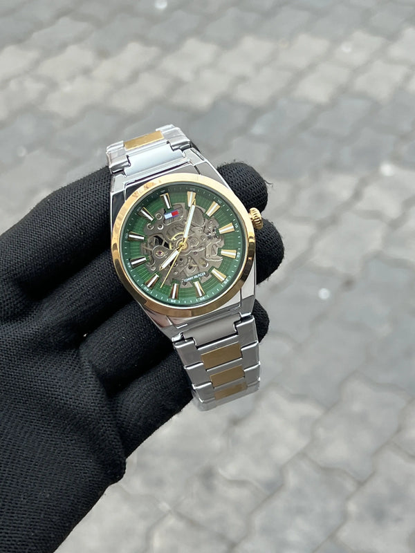 Tomm_y Hilfiger Automatic Two Tone Green