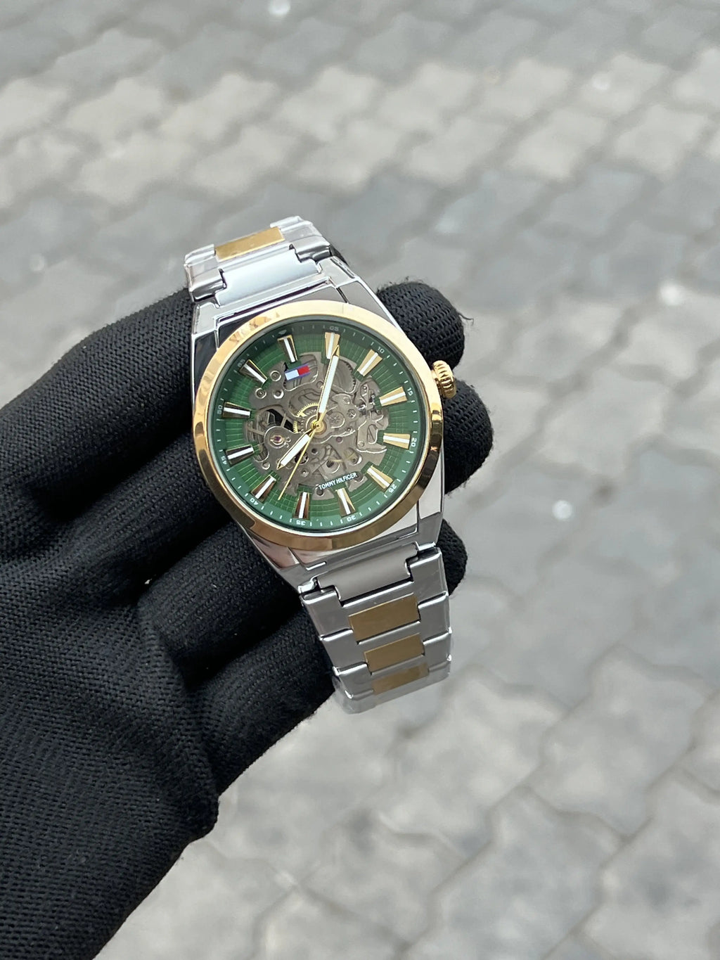 Tomm_y Hilfiger Automatic Two Tone Green