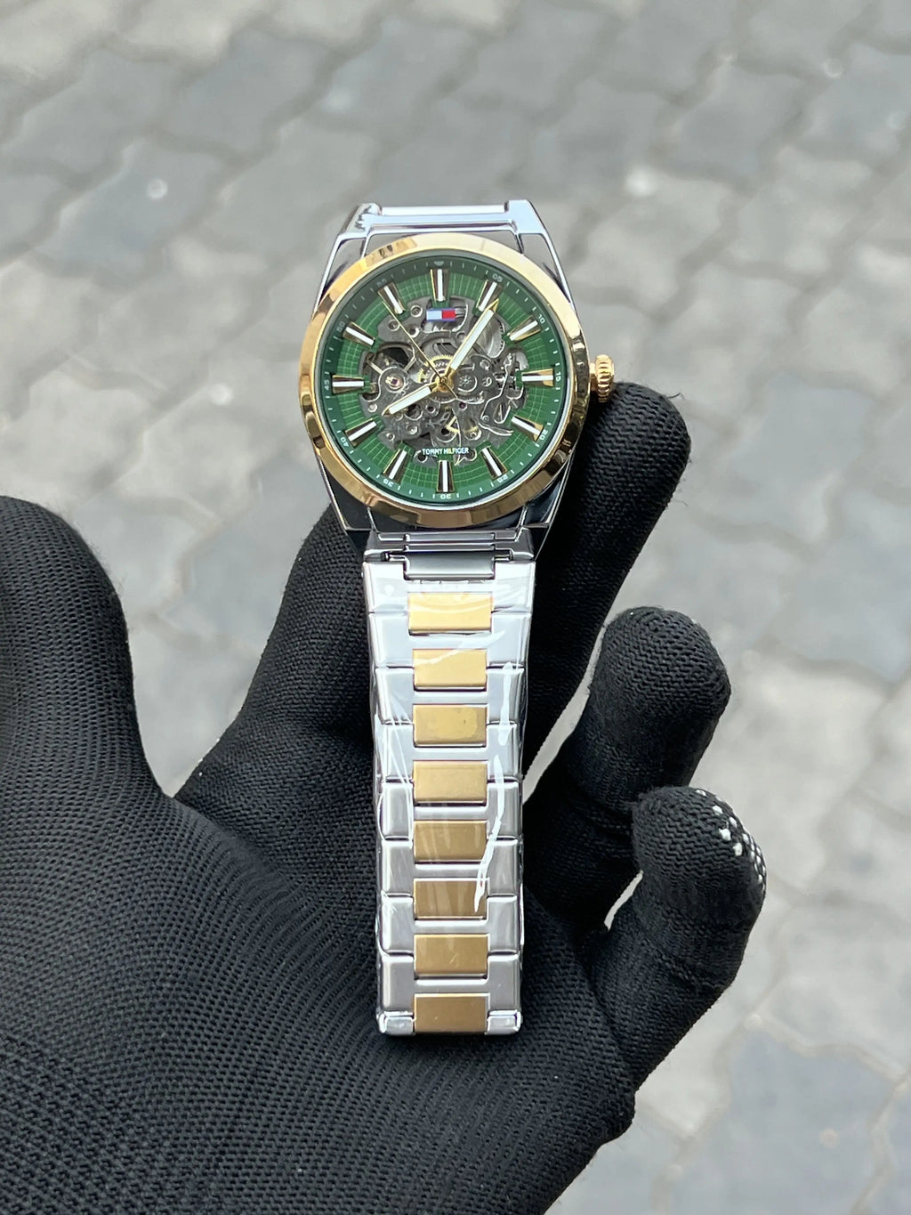 Tomm_y Hilfiger Automatic Two Tone Green