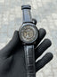 Armani Leather Automatic Black