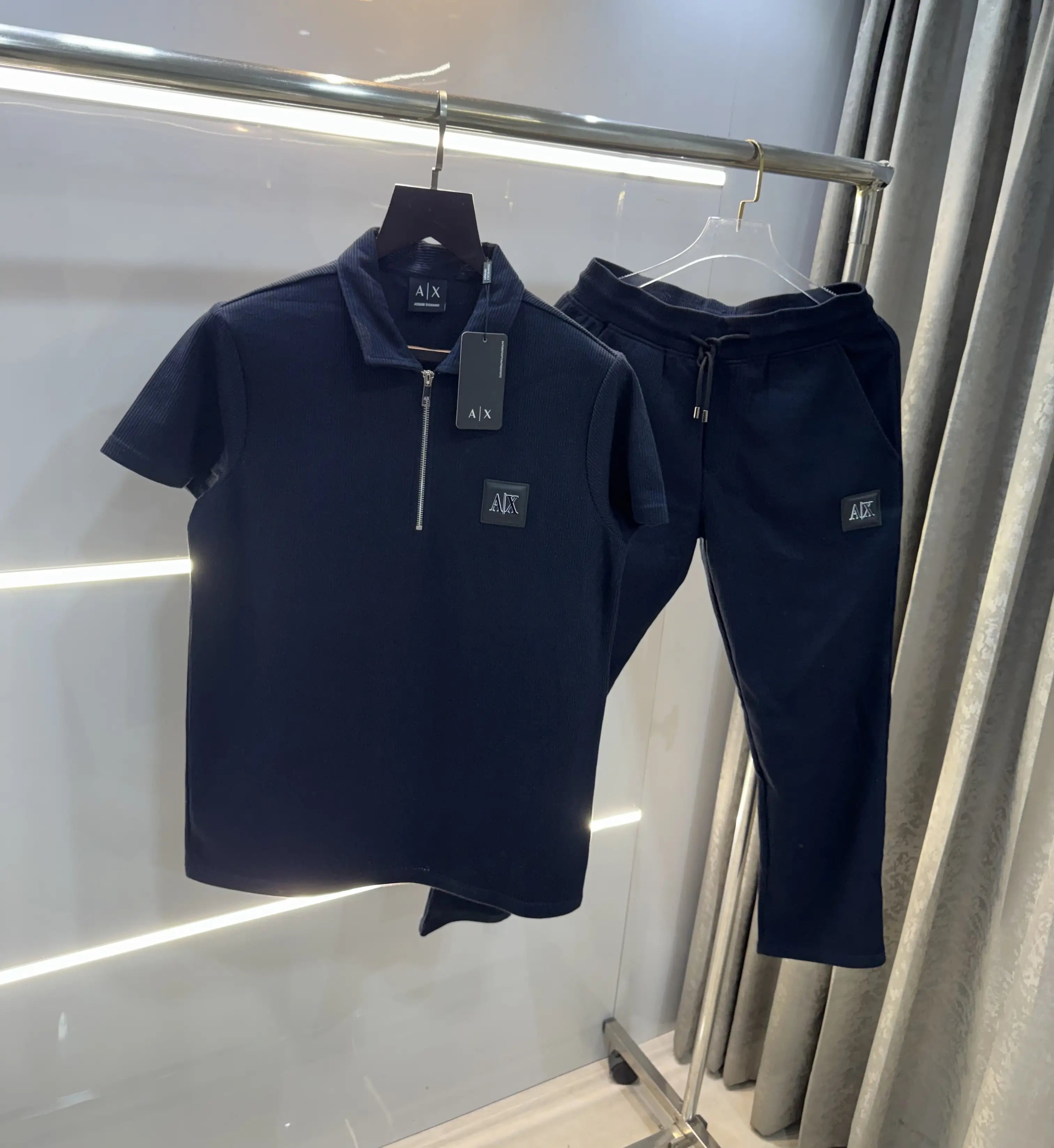Arman i Exchange Navy Blue Logo Work Premium Tracksuit