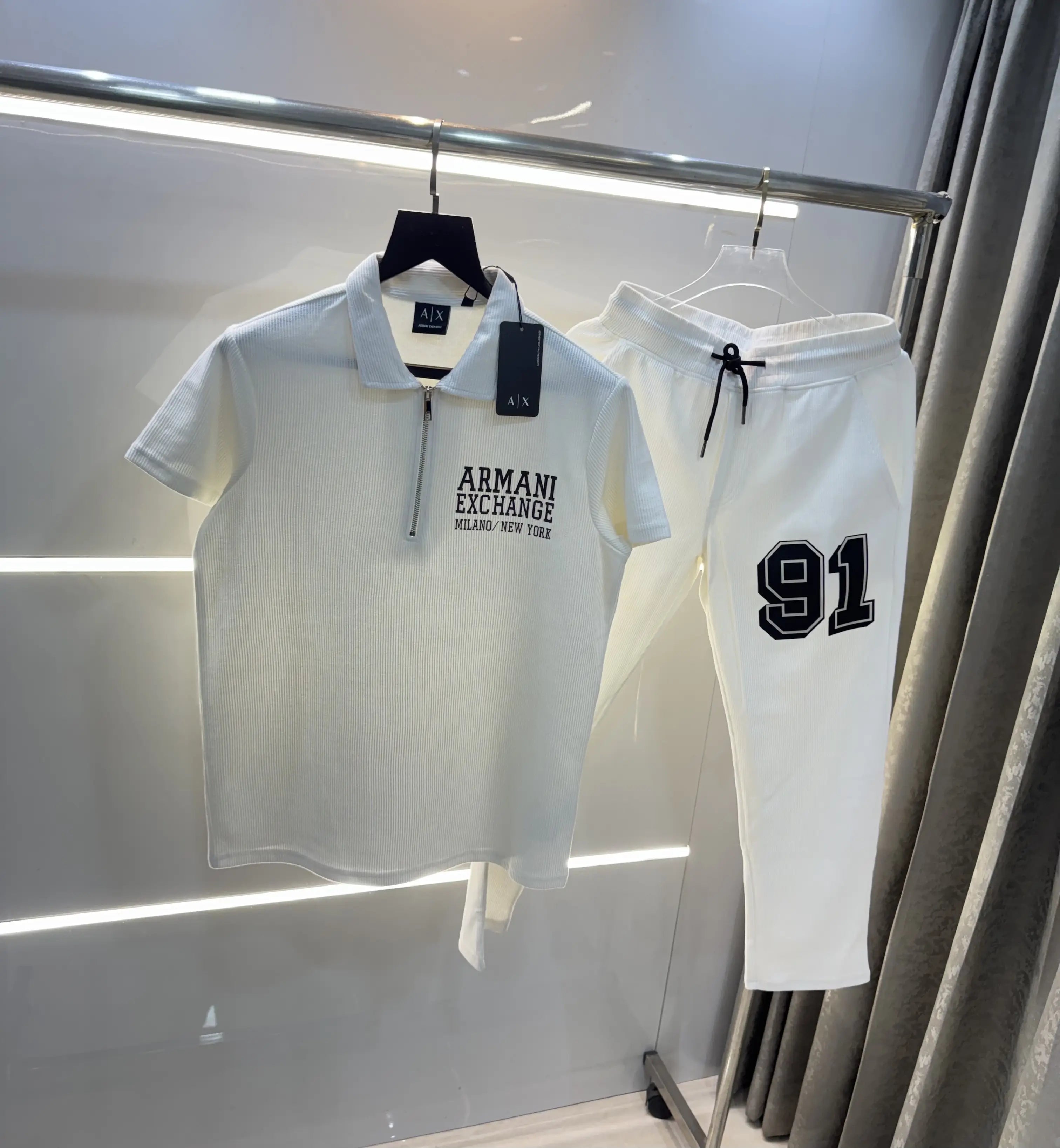 Arman i Exchange White ( B) Logo Work Premium Tracksuit
