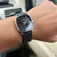Casio Oval Silicone Strap Silver Black