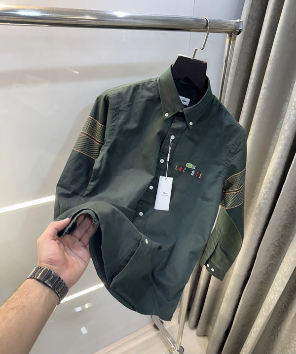 Lacost e Olive Logo Work Premium Shirt