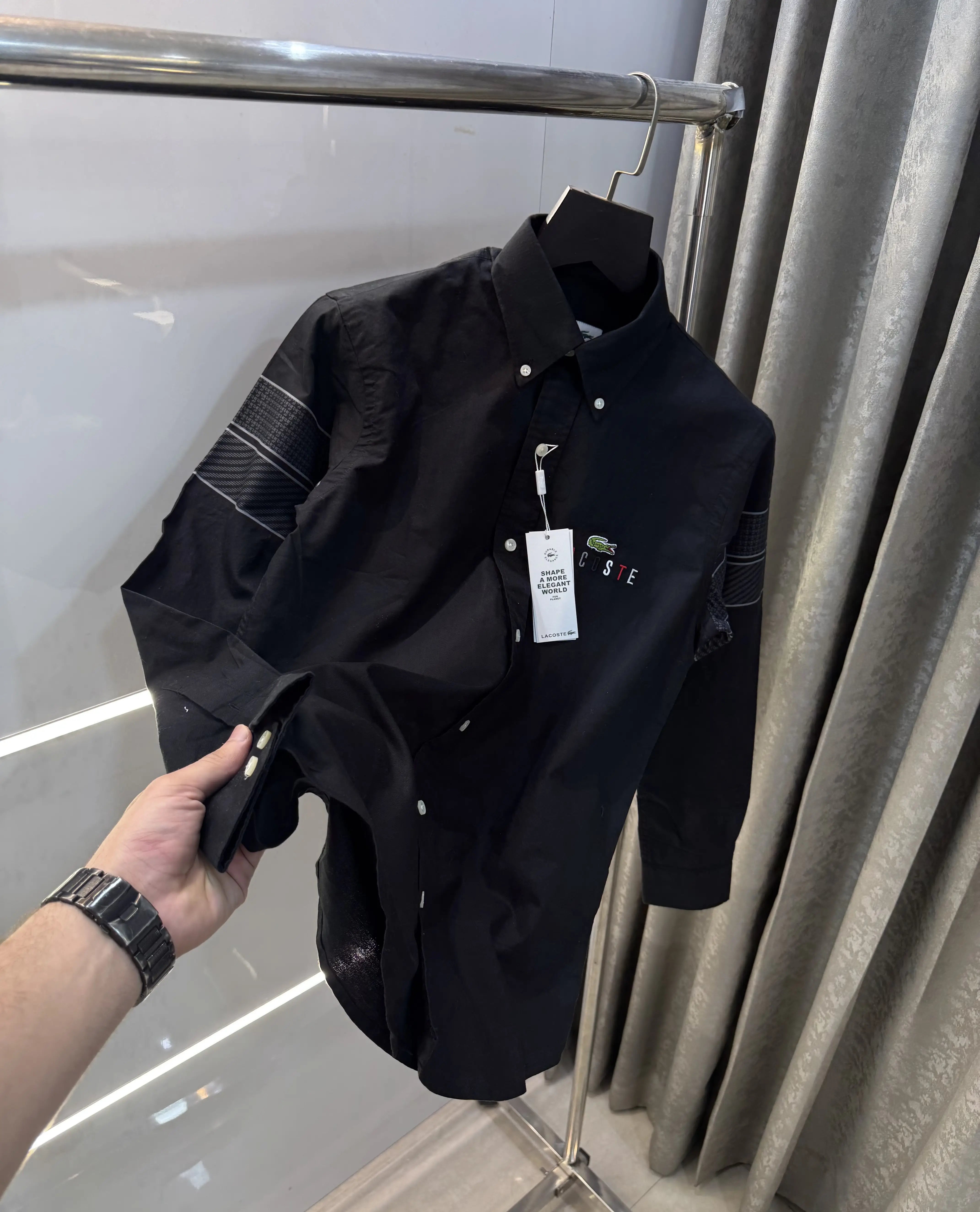 Lacost e Black Logo Work Premium Shirt Main image