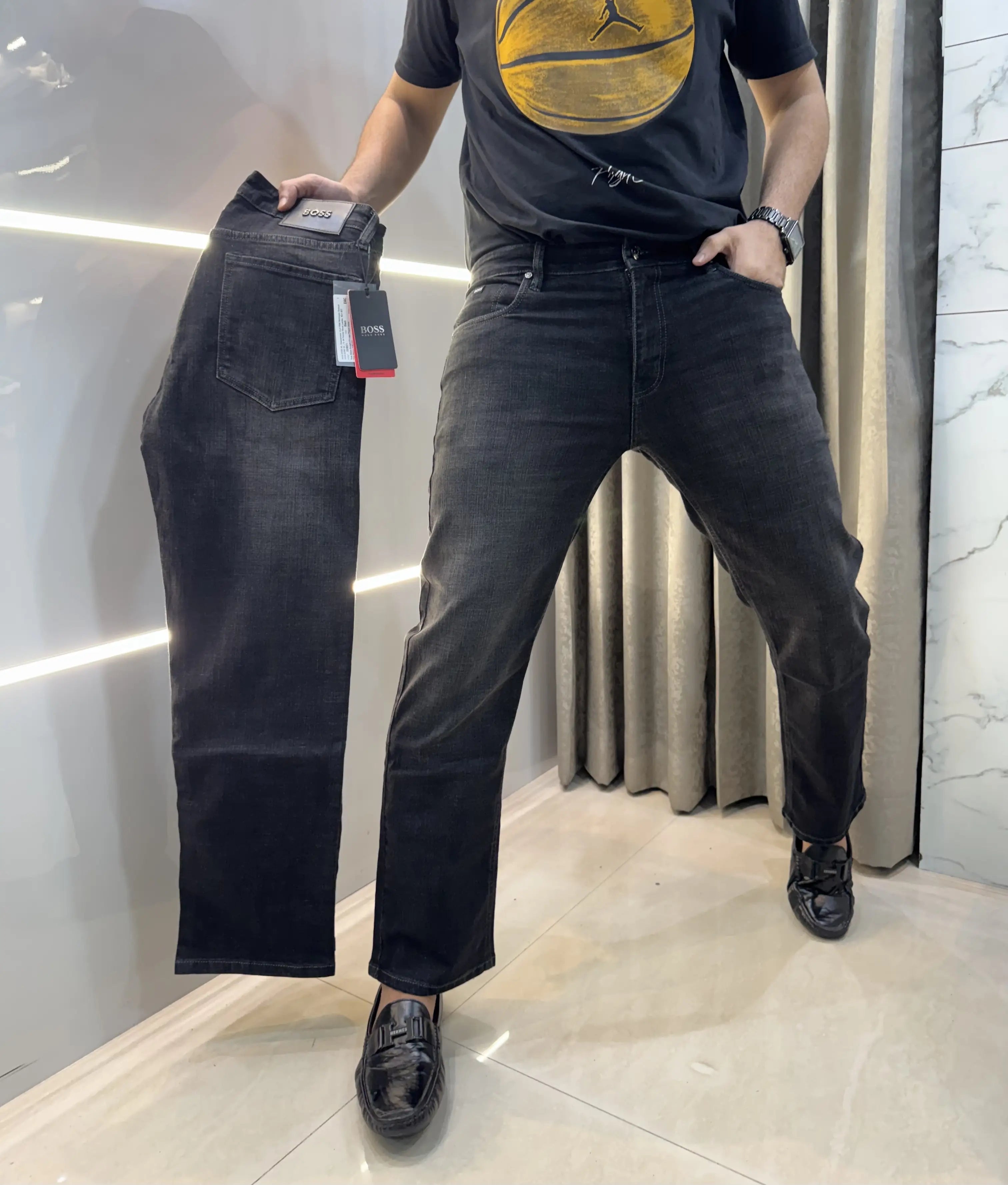 Hugo Boss Carbon Black Imported Classic Denim Main image