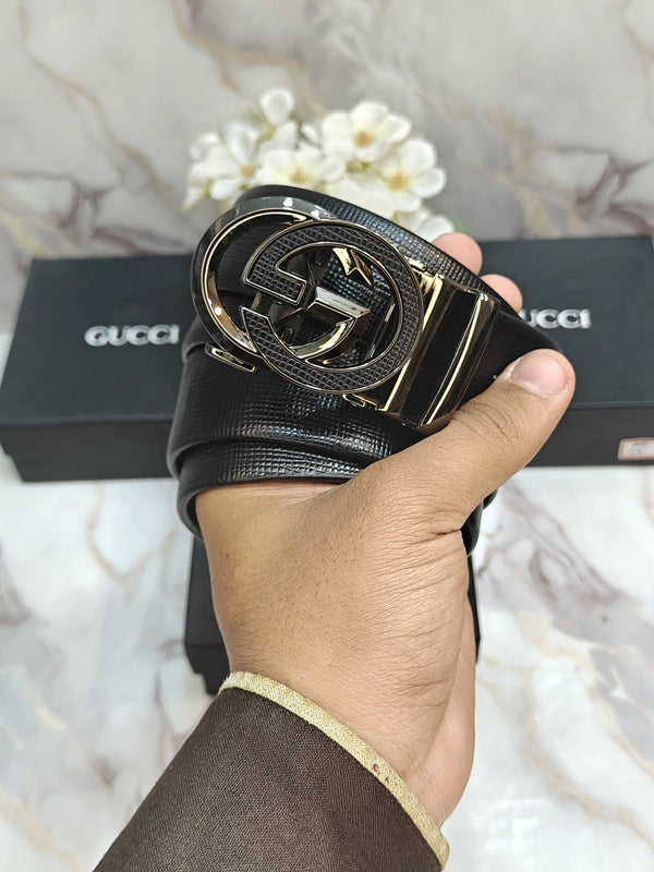 GG GUCCI PREMIUM QUALITY AUTOLOCK BELT WITH OG BOX GG-223