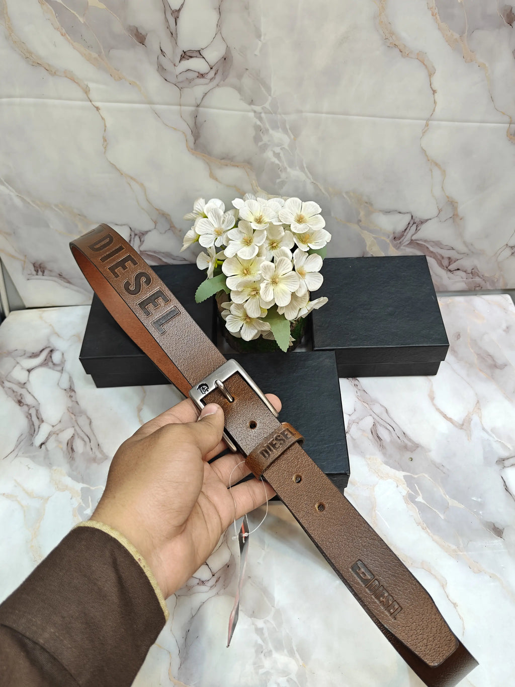 DIESEL IMP PREMIUM QUALITY PURE LEATHER BELTS WITH OG BOX