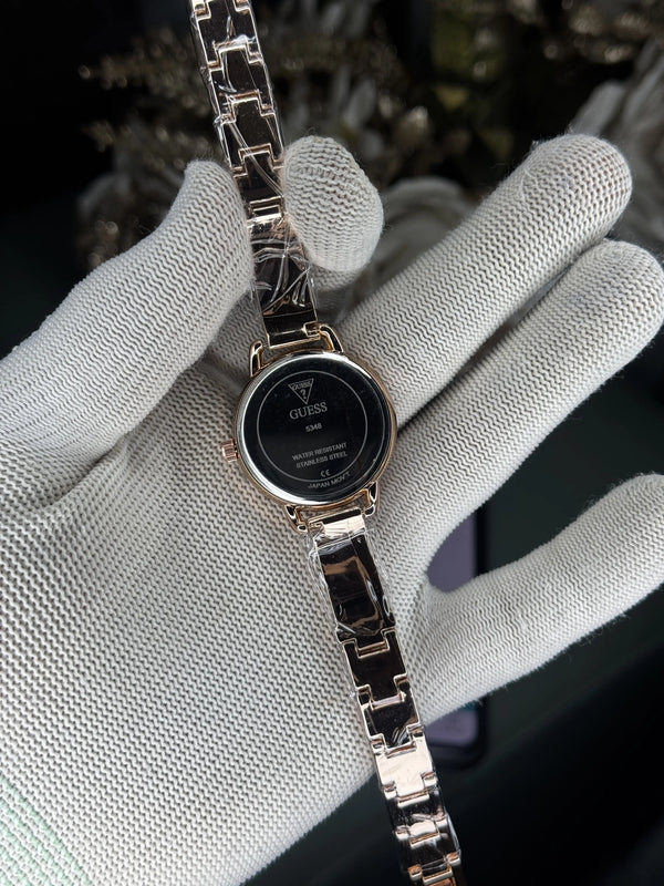 Gues s Tri Bellini Rose Gold Pink Premium Watch