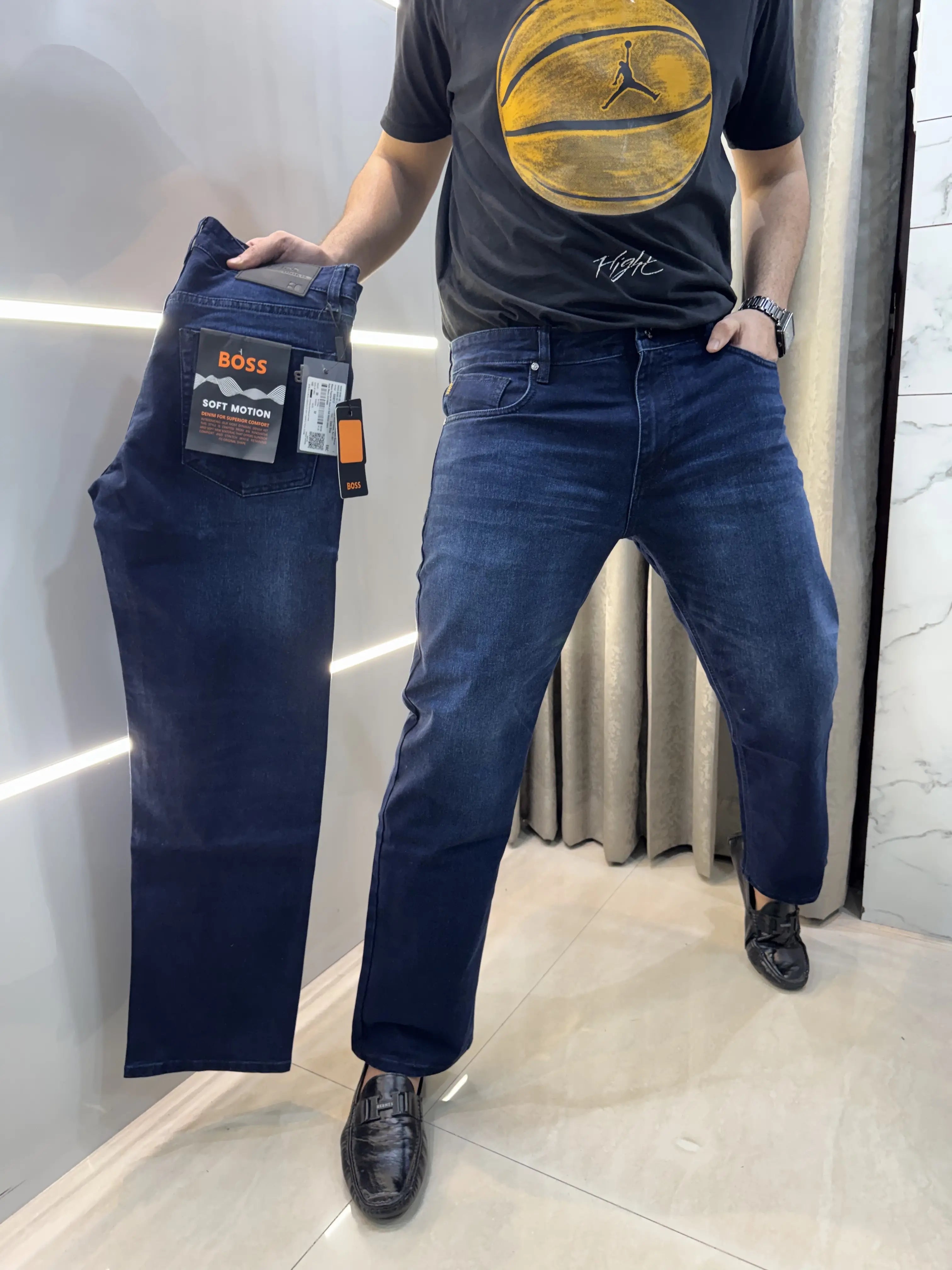 Hug o Bos s Blue Imported Classic Denim Main image