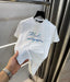 Karl Lagerfeld White Logo Print Imported T-Shirt
