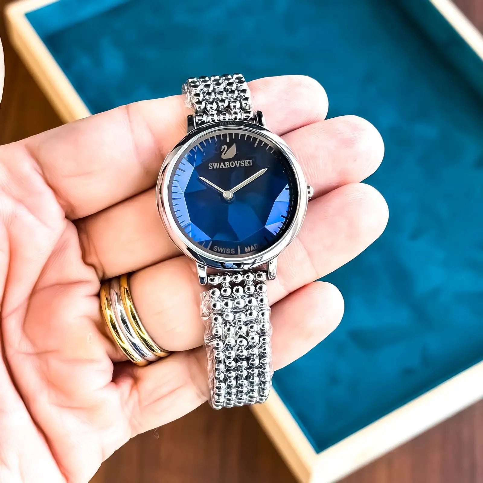 Swarovsk_i Silver Blue