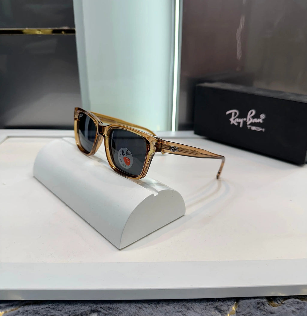 RayBan Brown Black Premium Shades 7701