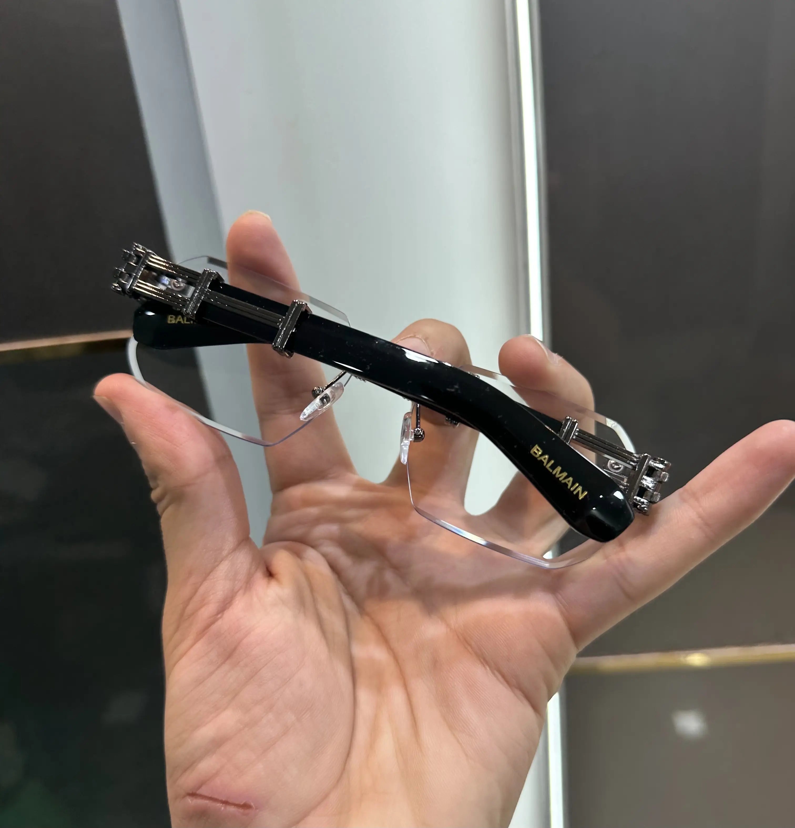 Balmain Black Premium Glasses 7018