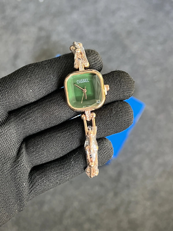 Channe_l Rose Gold Green