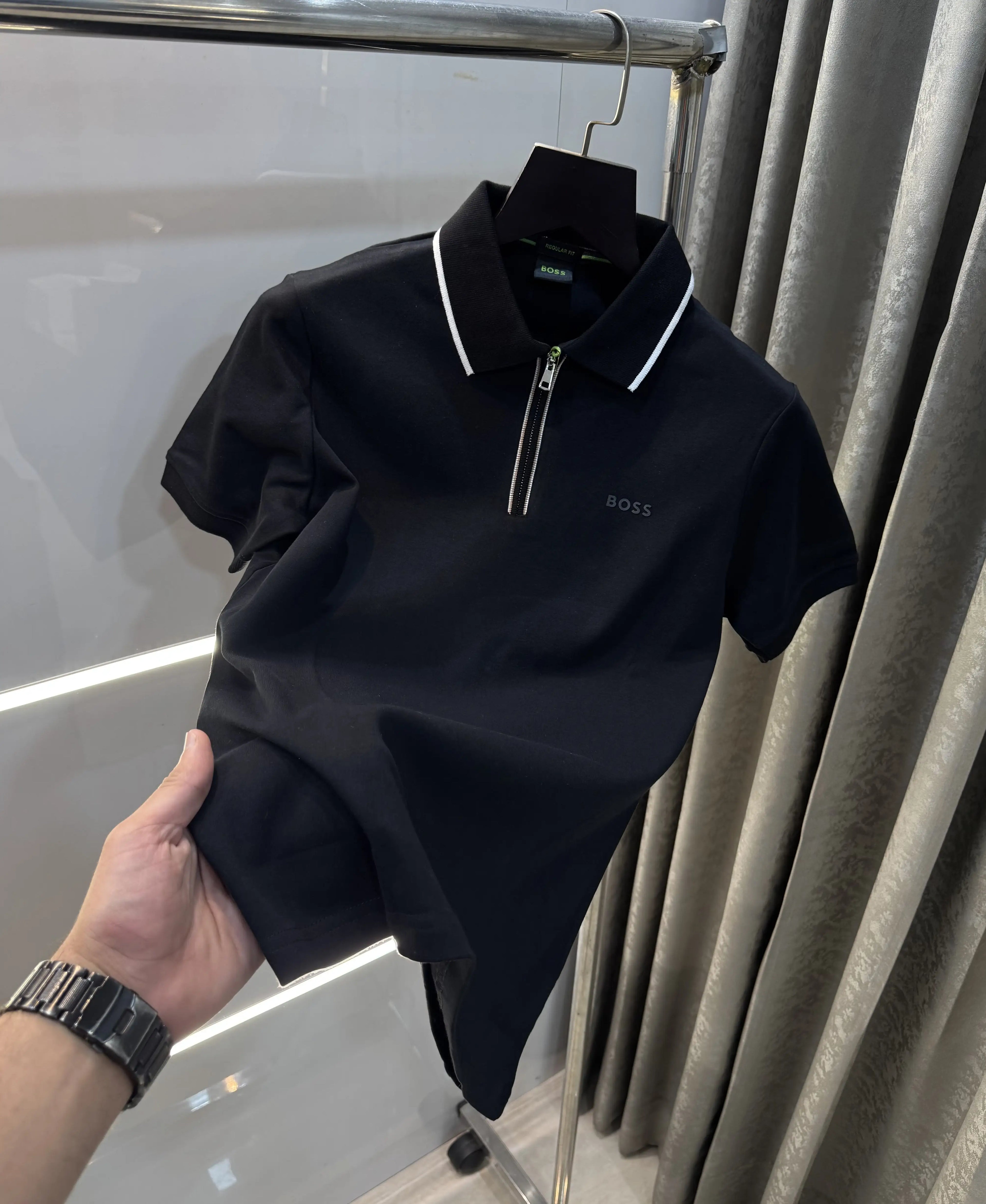 Hugo Boss Black Logo Work Premium Polo T-Shirt