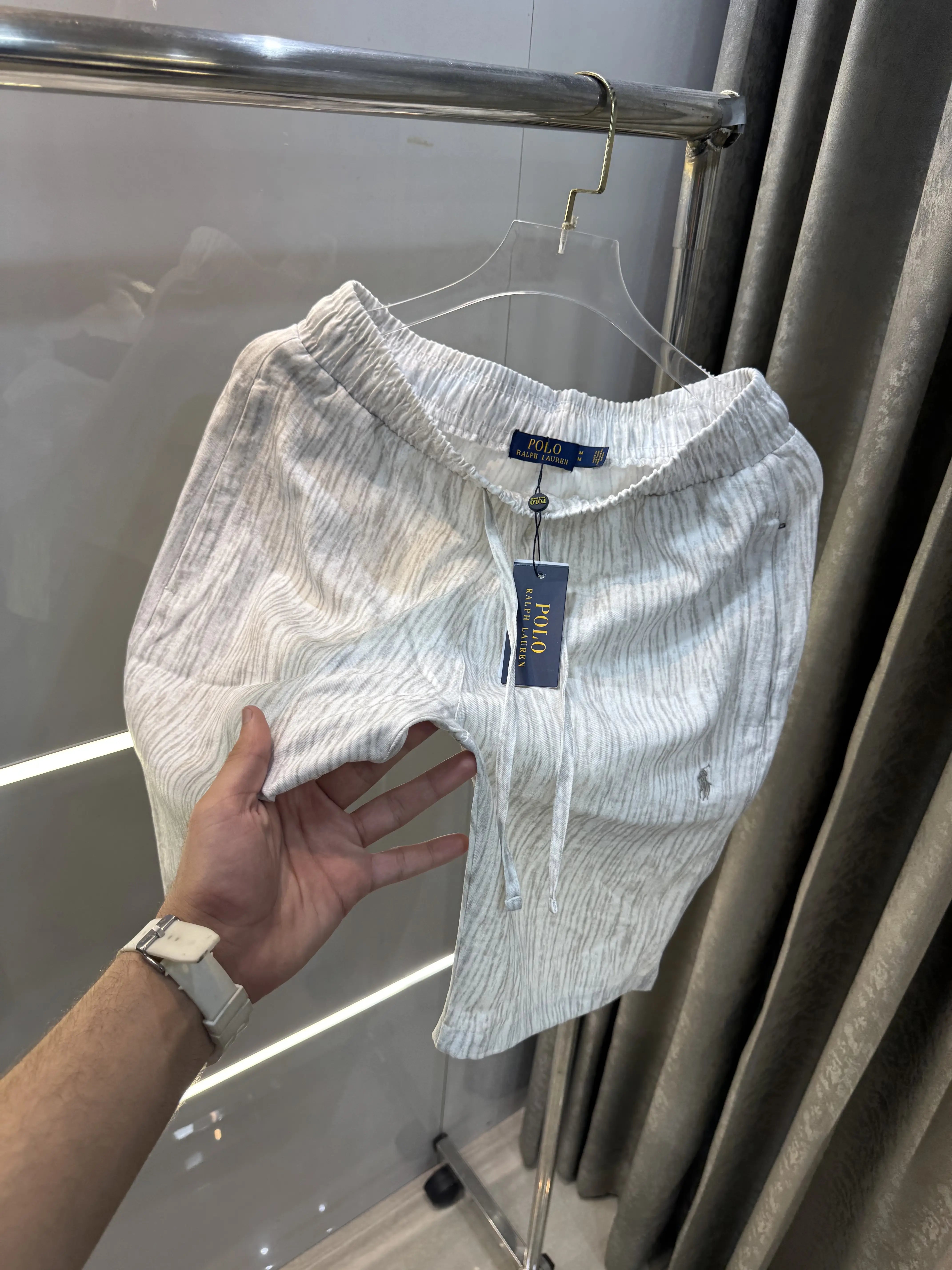 Ralph Lauren White Premium Linen 🩳 Shorts Secondary image