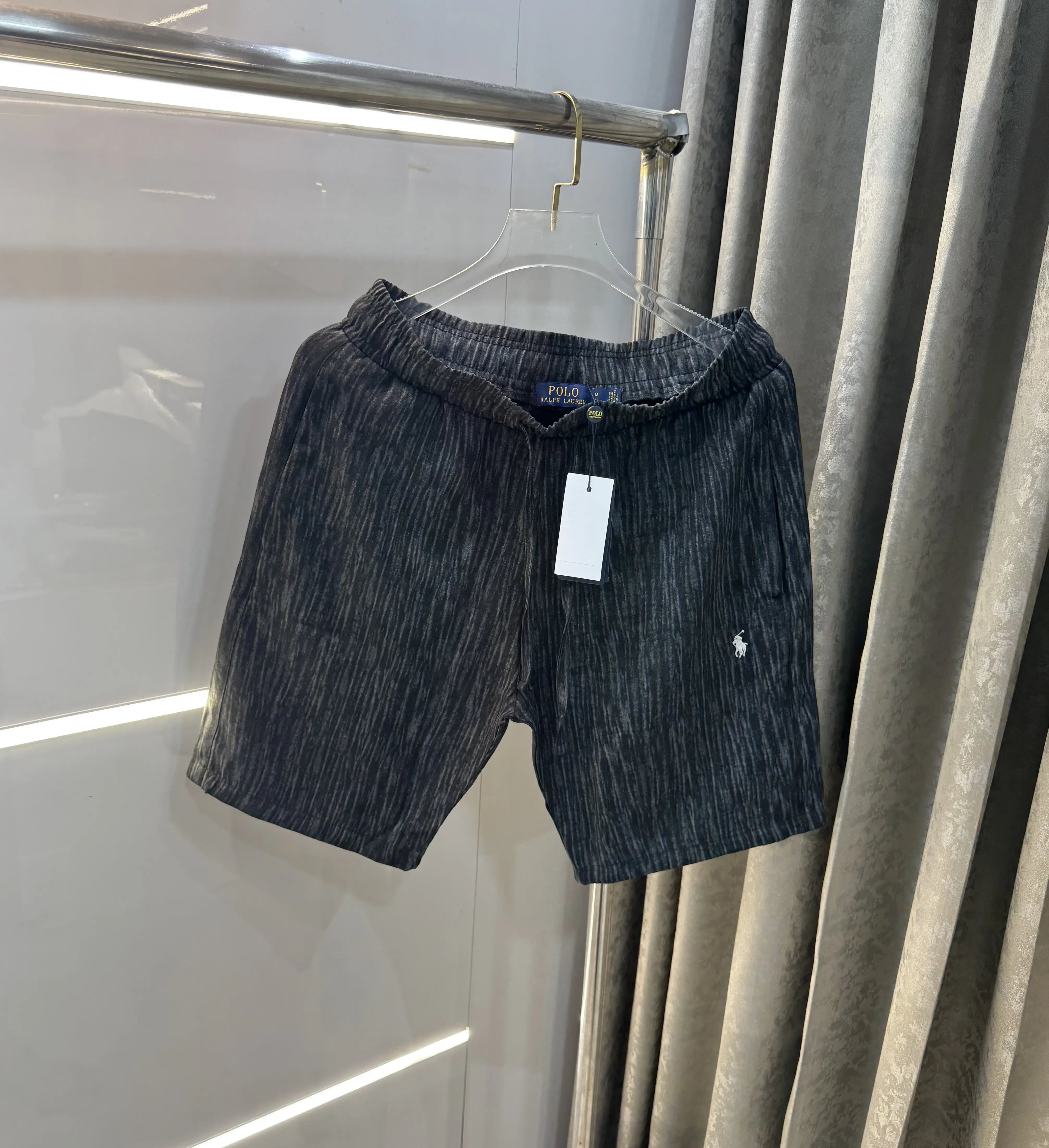 Ralph Lauren Black Premium Linen 🩳 Shorts Main image