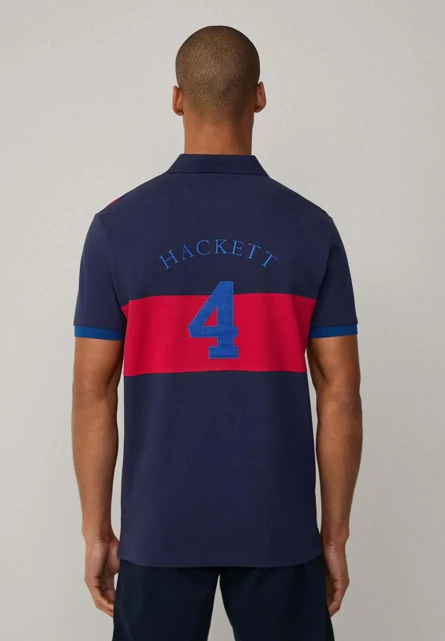 Hacket Red Logo Work Premium Polo T-Shirt