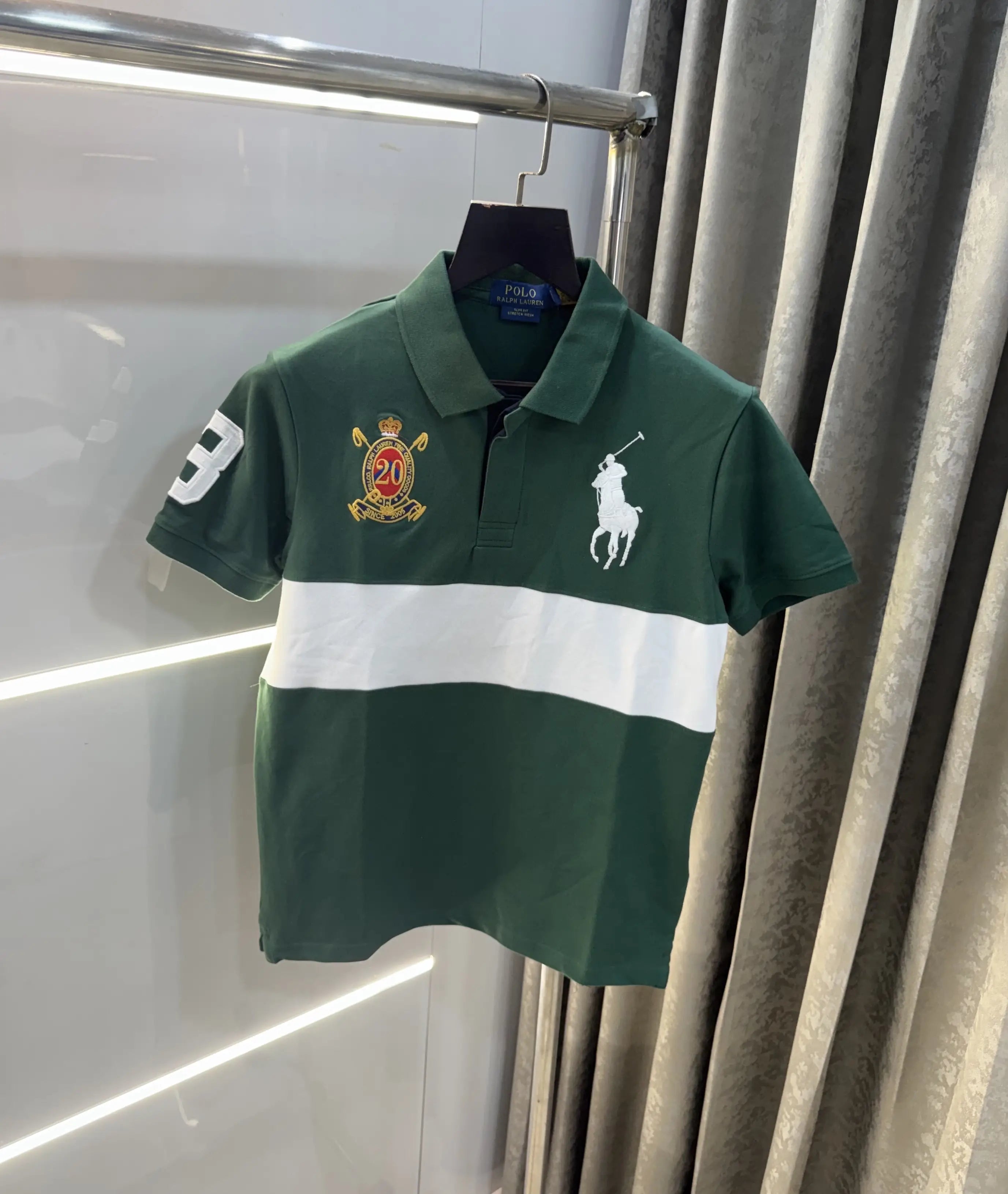 Ralph Lauren Olive Green Embroidery Logo premium Polo T-shirt Main image
