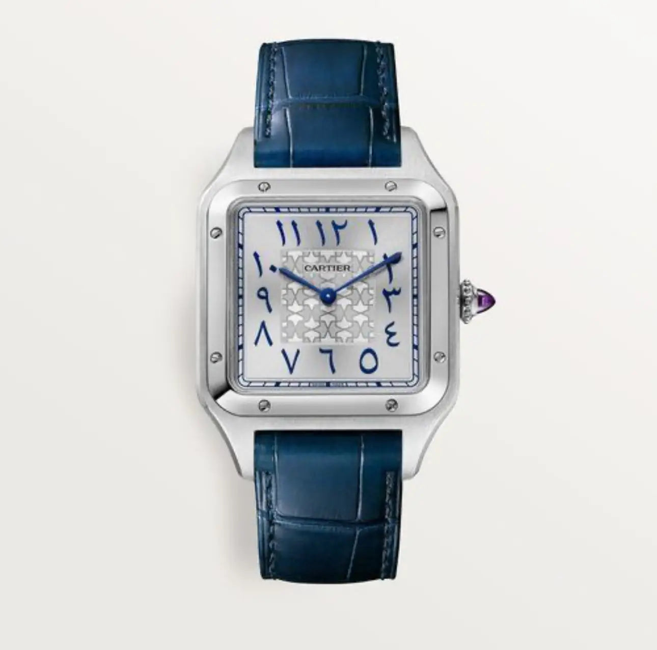 Cartier Dumont Arabic Silver Blue Main image