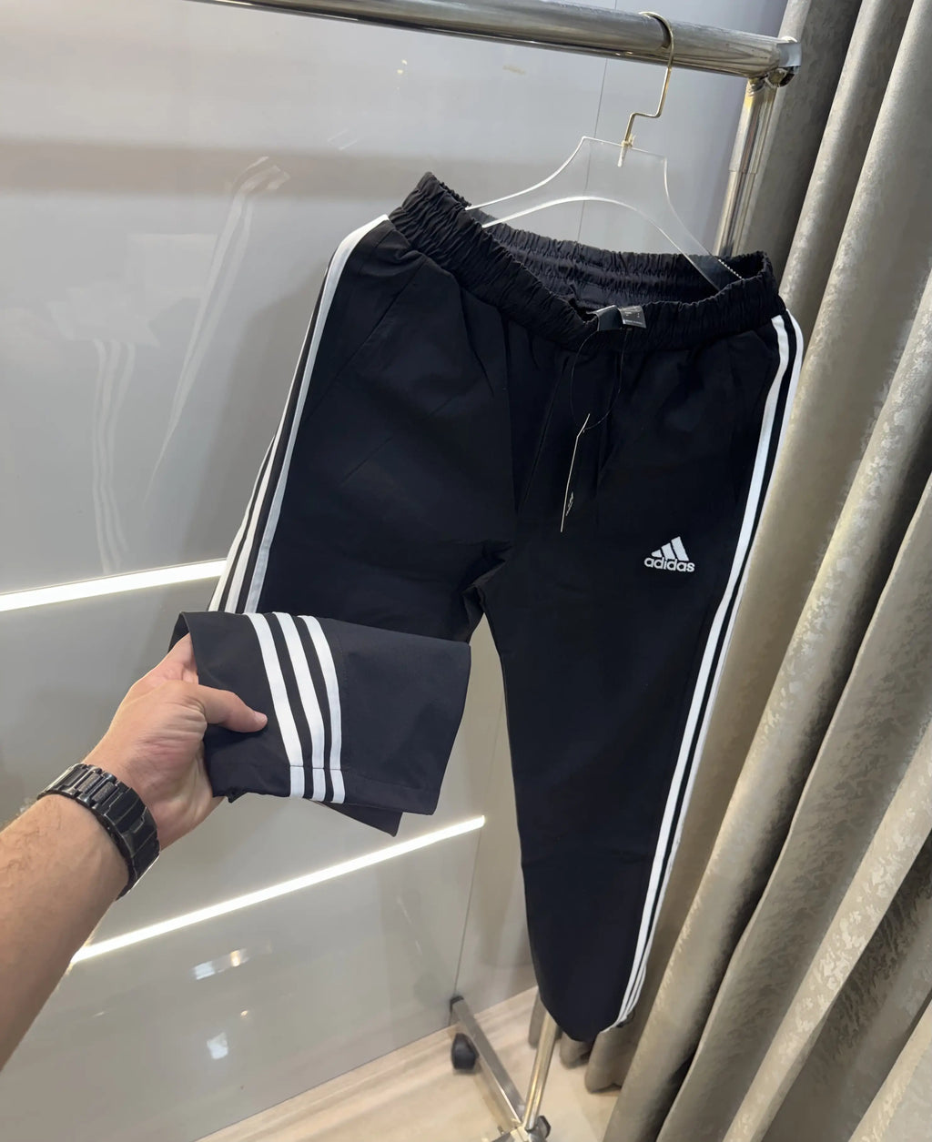 Adidas Black Logo Work Premium Trackpant