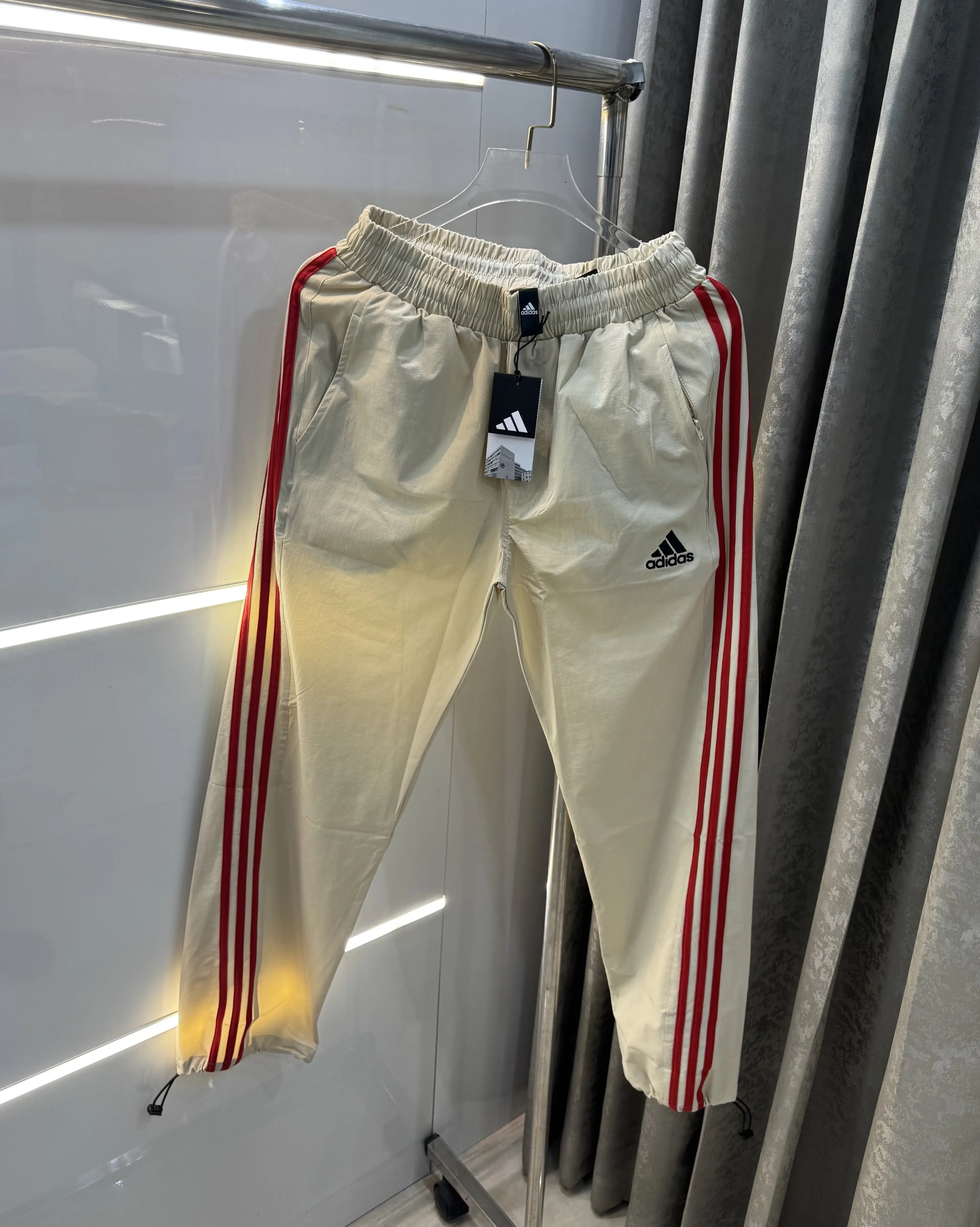 Adidas Cream Logo Work Premium Trackpant