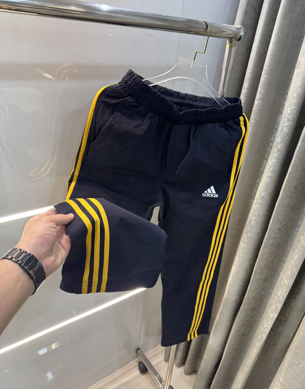 Adidas Navy Blue Logo Work Premium Trackpant