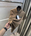 Balmai n Paris Brown Logo Work Imported Polo T-Shirt