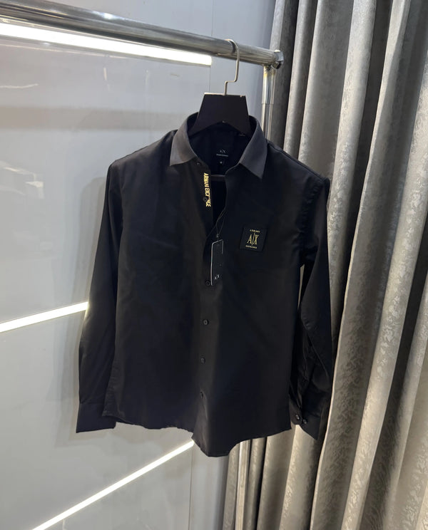 Arman i Exchange Black Logo Work Premium Shirt