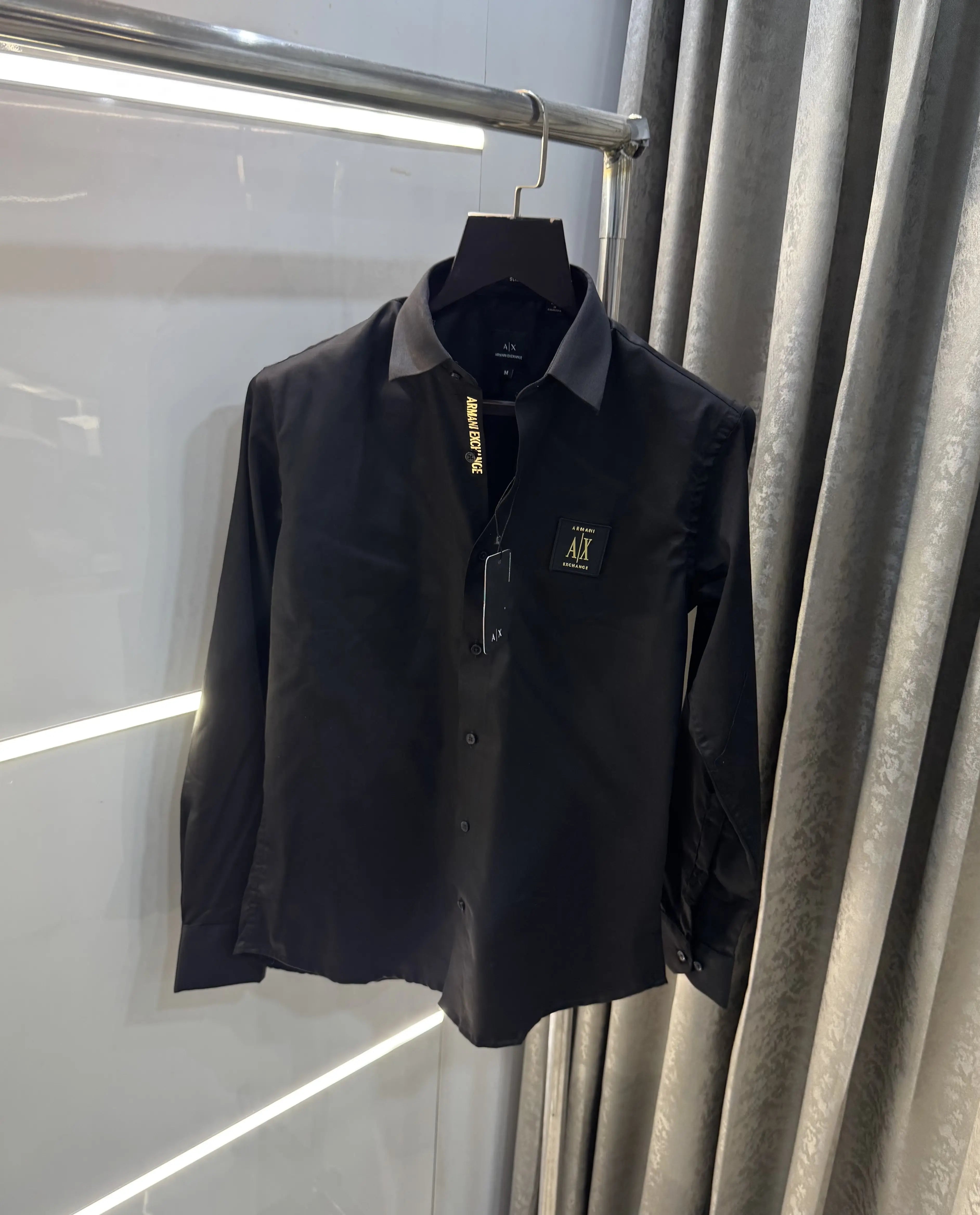 Arman i Exchange Black Logo Work Premium Shirt